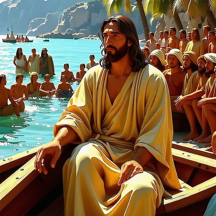 Animated Jesus on a Boat: Family-Friendly Storytelling