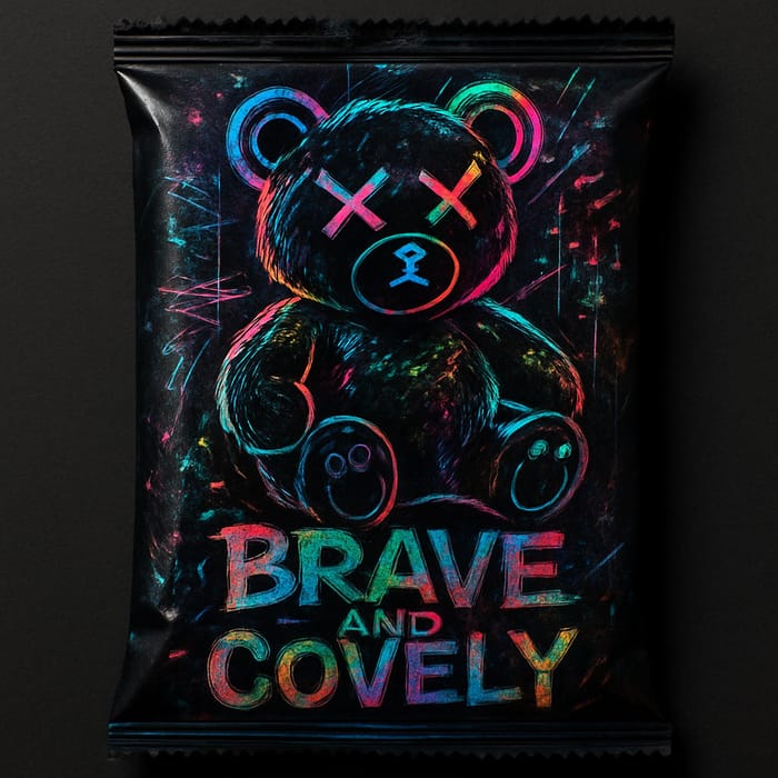 Bold Streetwear Design: Bear Print & Neon Aesthetics Bold Streetwear Design: Bear Print & Neon Aesthetics