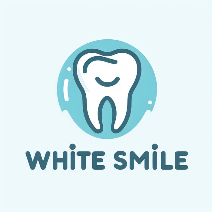 White Smile Dental Health Logo | Clean & Calm Design