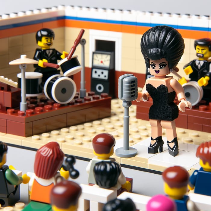 Lego Sets Amy Winehouse Tribute Concert at the BBC