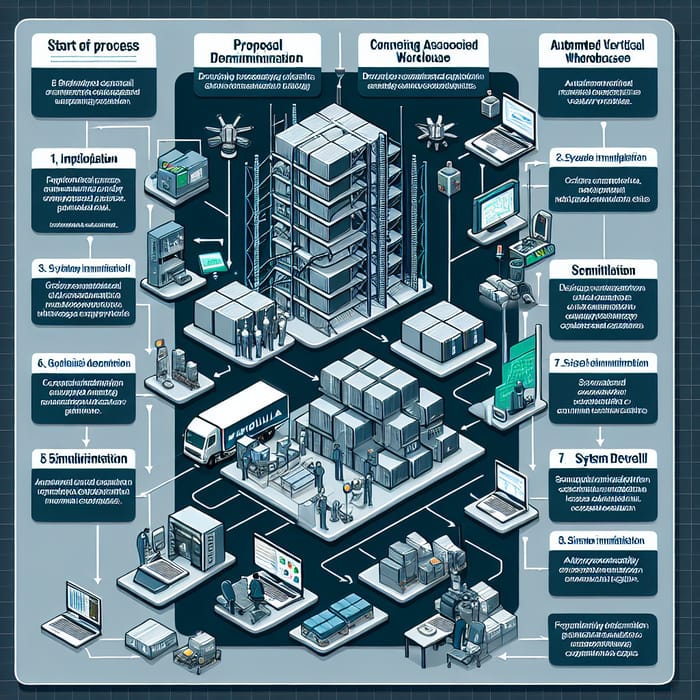 Automated Vertical Warehouse System Implementation Flowchart