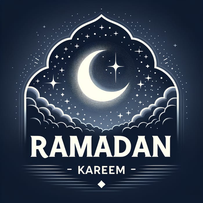 Ramadan Kareem Night Sky - Islamic Ramadan Background