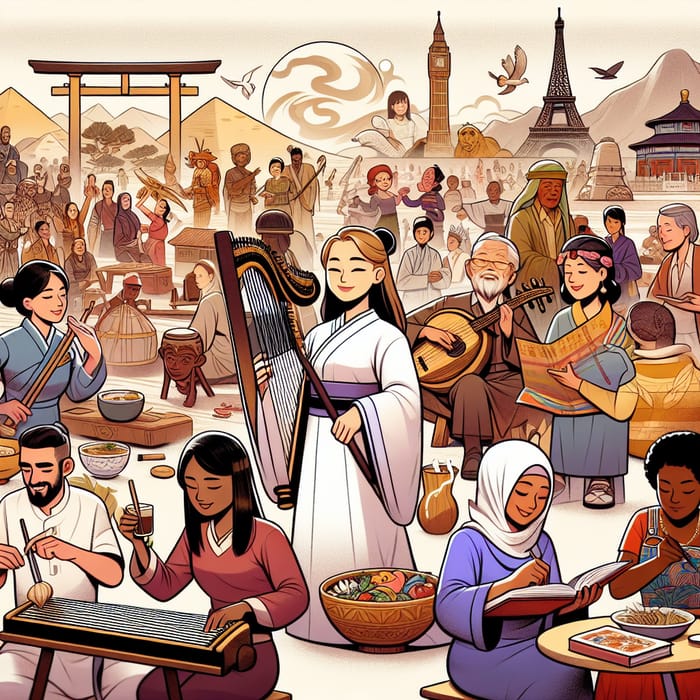 Global Culture Diversity: Worldly Representation Imagined