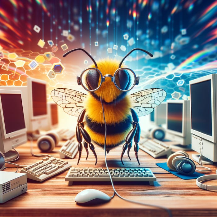 Programmer Bee: A Whimsical Tech Adventure