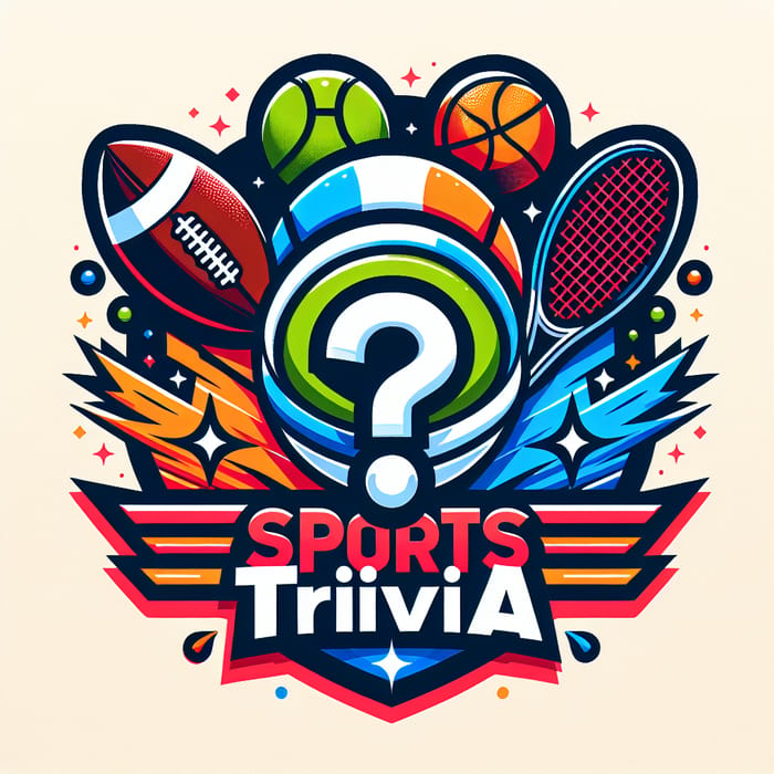 Dynamic Sports Trivia Logo | Sports Quiz Enthusiast Account