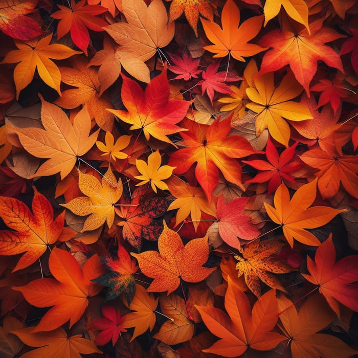 Autumn Has Arrived: A Vibrant Leaf Fall