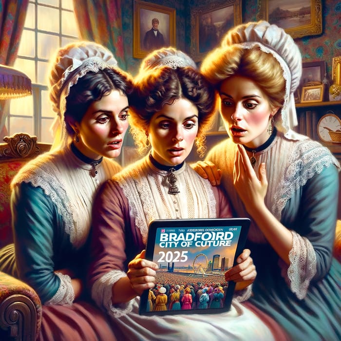 Bronte Sisters React to Bradford City of Culture 2025 - Engaging Scene