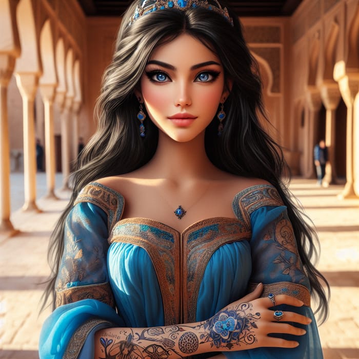 Realistic Princess Jasmine Tattoos | Exquisite Middle Eastern Beauty