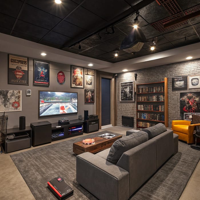 Ultimate Gaming Room Basement Man Cave Ideas