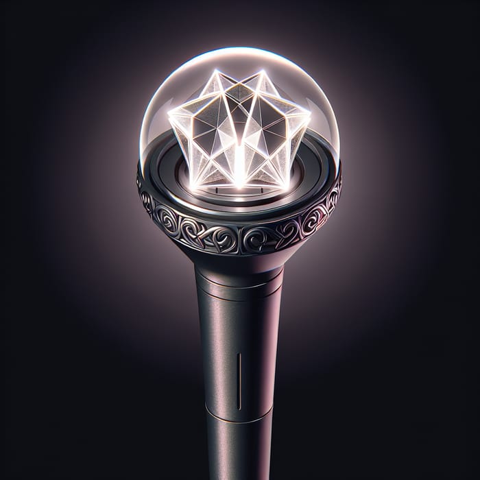 Kpop Y2K Lightstick with Diamond Enclosure