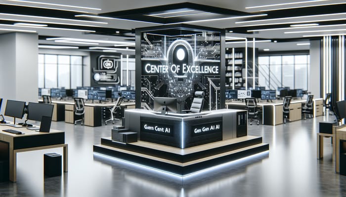 GEN AI Center of Excellence | High Tech Office & Sleek Design