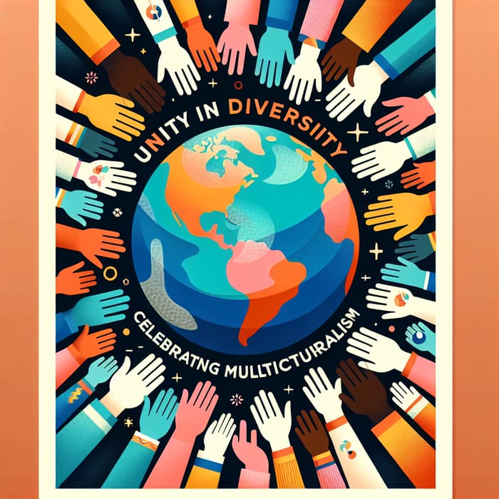 Multiculturalism Celebration Poster: Unity in Diversity