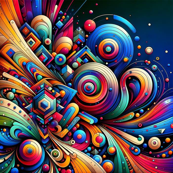 Vibrant Abstract 4K Laptop Wallpaper