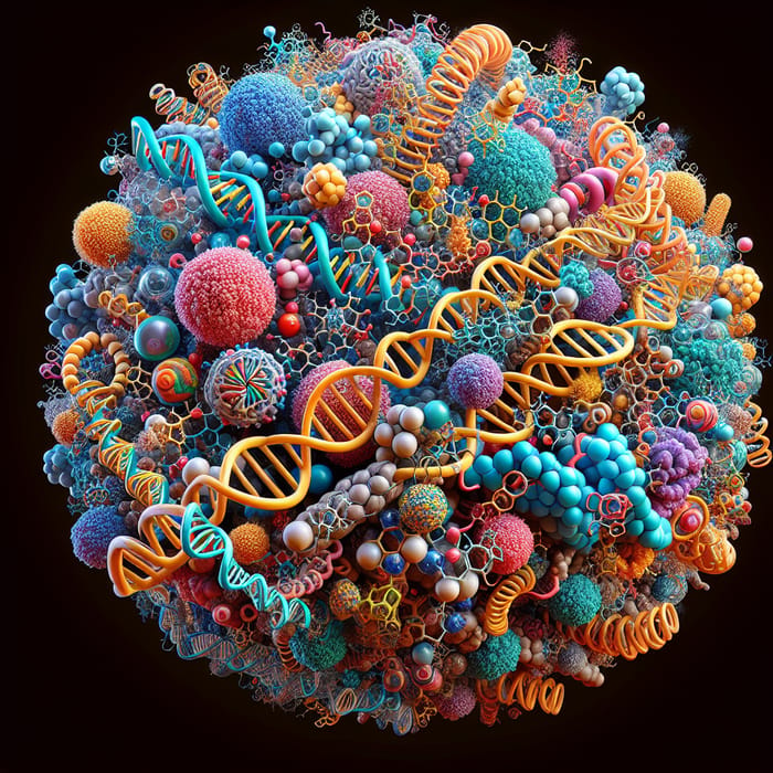 Diverse RNA Molecules: Colors of Life