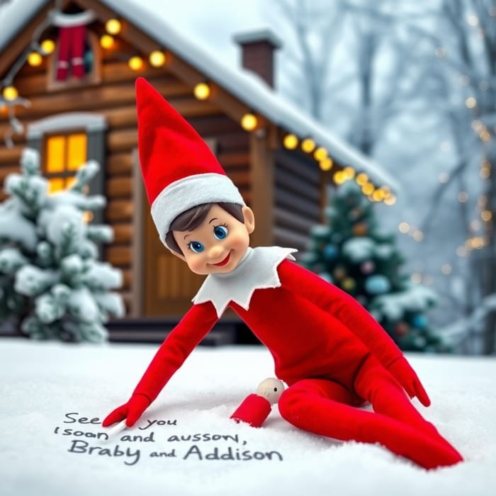 Magical Elf on the Shelf Winter Wonderland