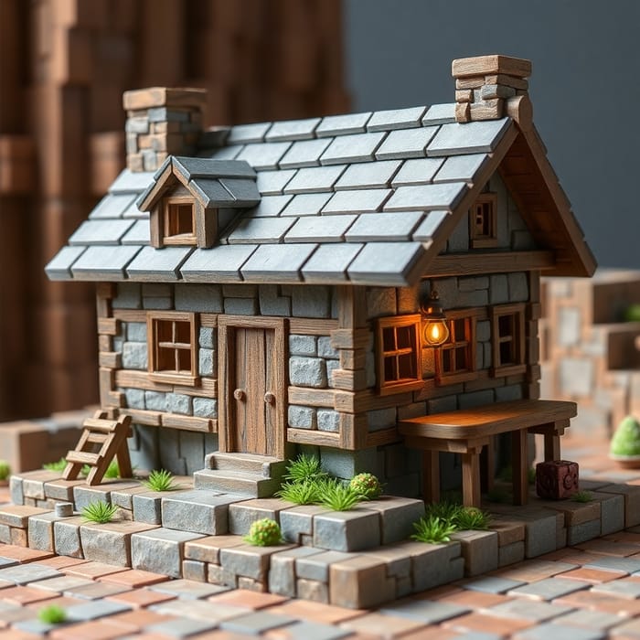 Charming Minecart Small House Ideas