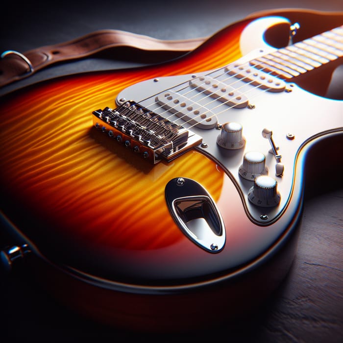 Awesome Vibrant Sunburst Electric Guitar | Maple Neck