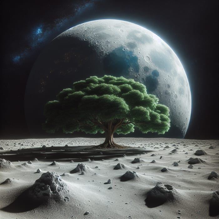 Moon Tree: Natural Beauty in a Lunar Landscape