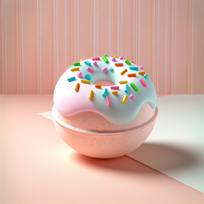 Delicious Donut Bath Bomb - Luxury Bath Product