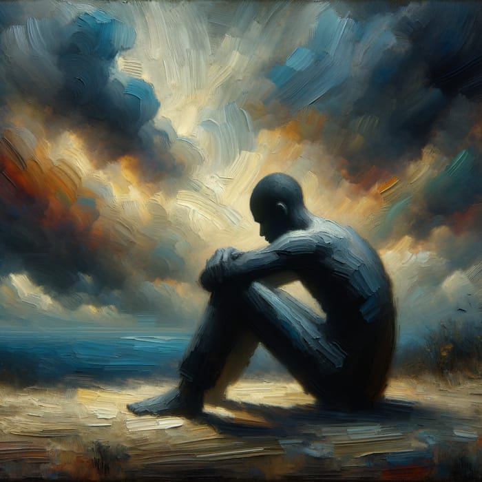 Depressed Artwork: Revealing Emotional Portrait