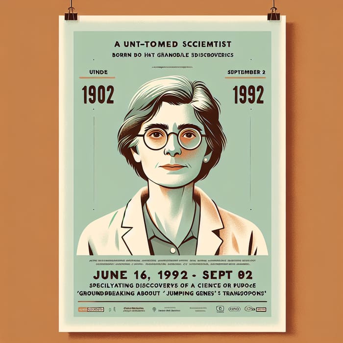 Celebrating the Legacy of Barbara McClintock: Pioneer in Cytogenetics