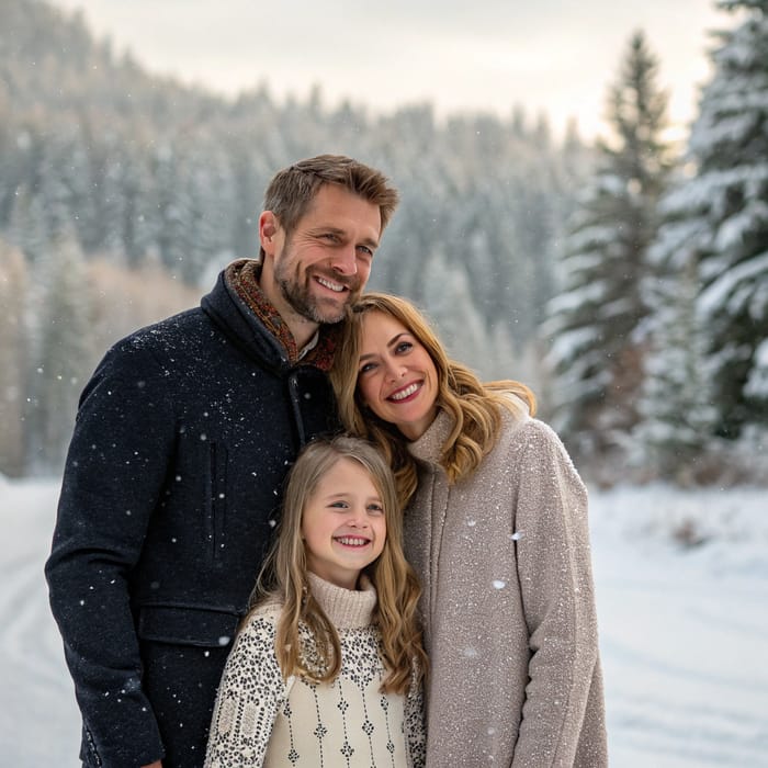 Magical Family Christmas in a Snowy Wonderland