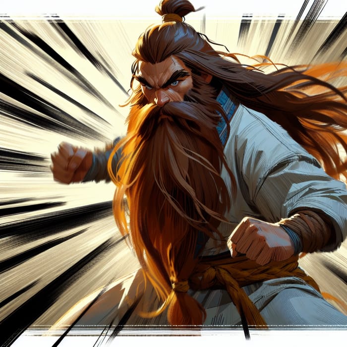 Fierce Female Dwarf Monk | Dynamic Martial Arts Art