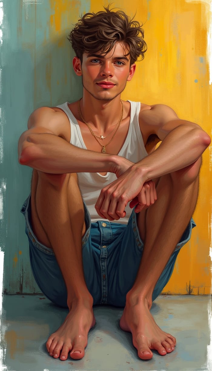 Portrait of a Young American Gay Man