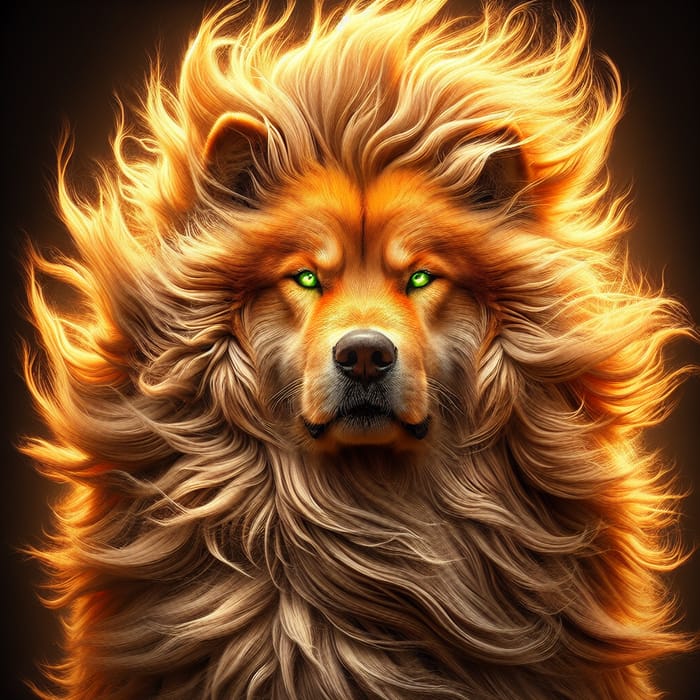 Super Saiyan Dog Phase 3 - Majestic Power Unleashed