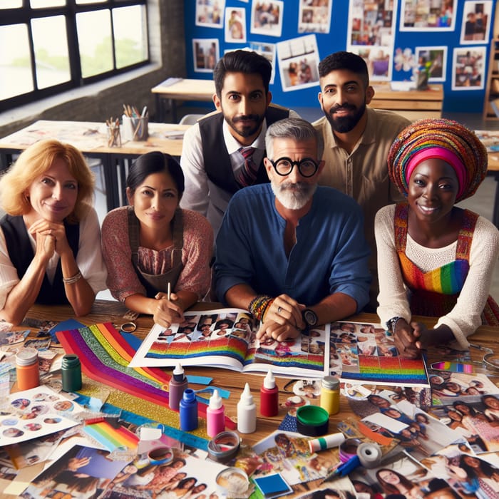 Teachers Collaborating for Unique Photo Book Project