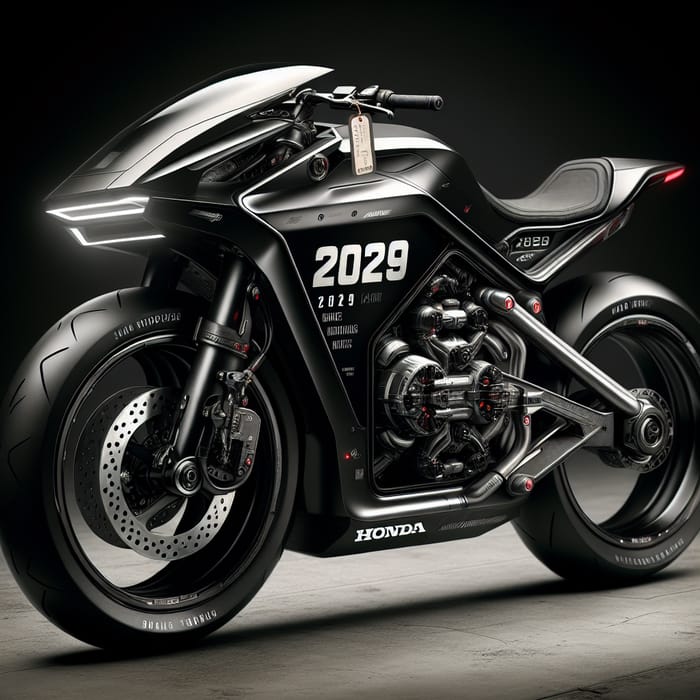 Sleek 2029 Honda 450 Motorcycle Design