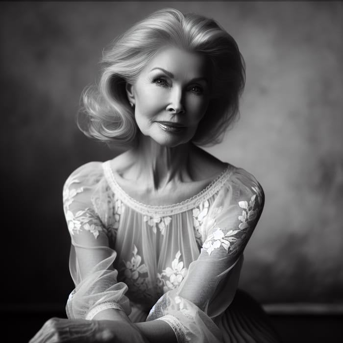 Timeless Beauty of Mature Woman: Classic Fine Art Photography