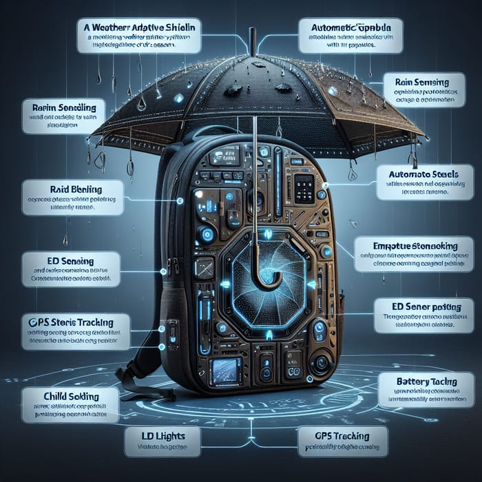 Pioneering Weather Adaptive Shielding System Backpack