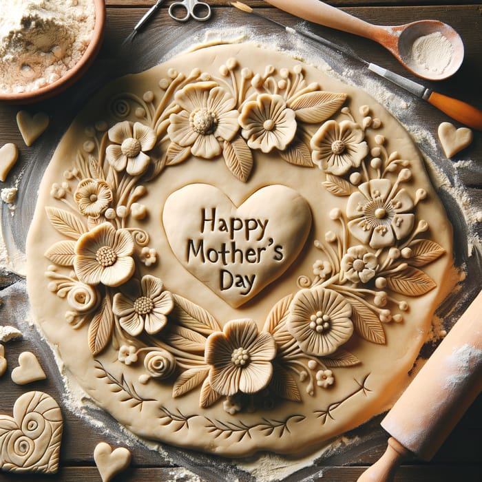 Salt Dough Pictures for Mother's Day Gifts