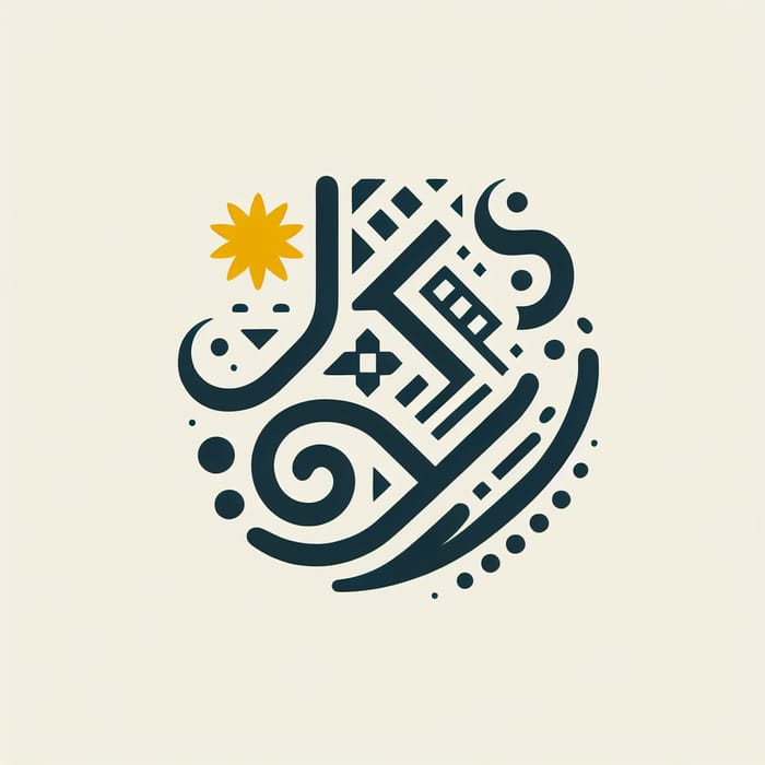 Simple Kurdish Language & Culture Logo Design