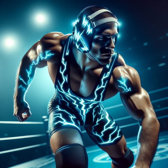 Electric Wrestler with Hispanic Influence