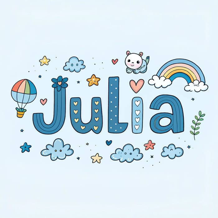 Julia from Bluey: Adorable Cartoon Character