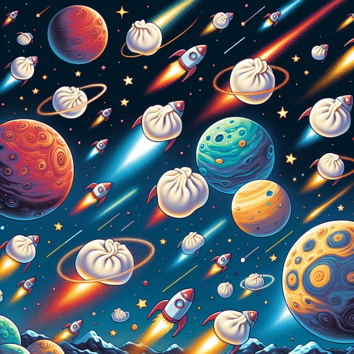 Dumplings in Space: A Whimsical Adventure