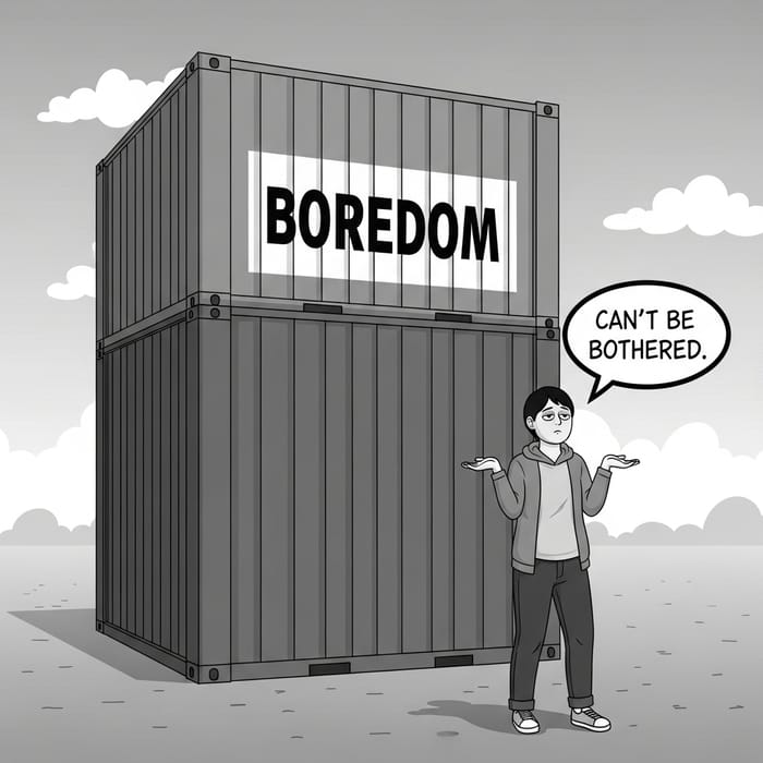 Can't be Bothered Container: A Monument of Apathy Can't be Bothered Container: A Monument of Apathy