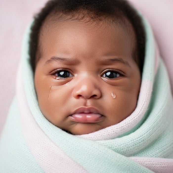 Expressive Sad Baby | Sorrowful Infant Photo Expressive Sad Baby | Sorrowful Infant Photo