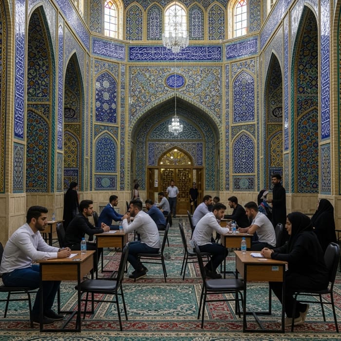 Vibrant Connections at Nasir al-Mulk Mosque in Shiraz Vibrant Connections at Nasir al-Mulk Mosque in Shiraz