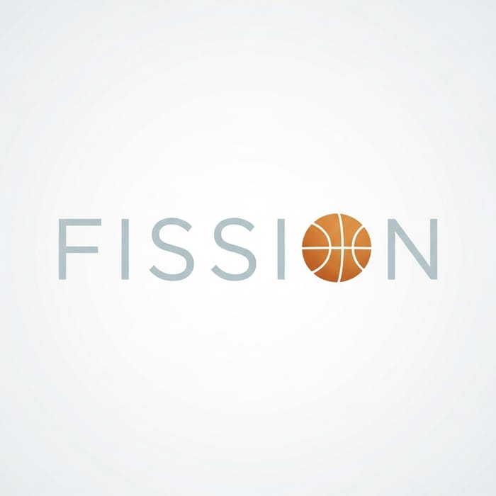 Minimalist FISSION Basketball Team Logo Design Minimalist FISSION Basketball Team Logo Design