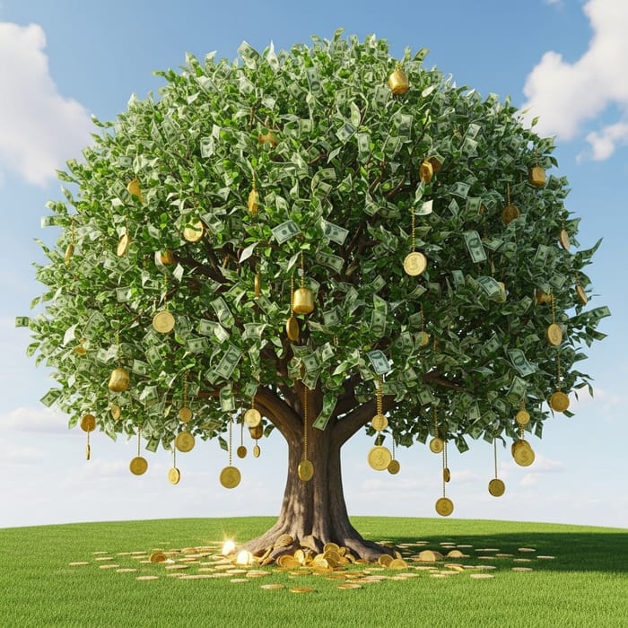 Majestic Money Tree: Nature's Wealth Oasis
