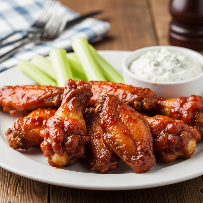 Savory Saucy Chicken Wings Recipe
