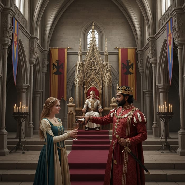Medieval Palace: Prince and Princess Wine Ceremony