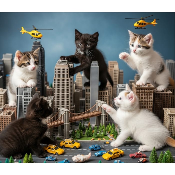 Adorable Kittens Conquer New York City