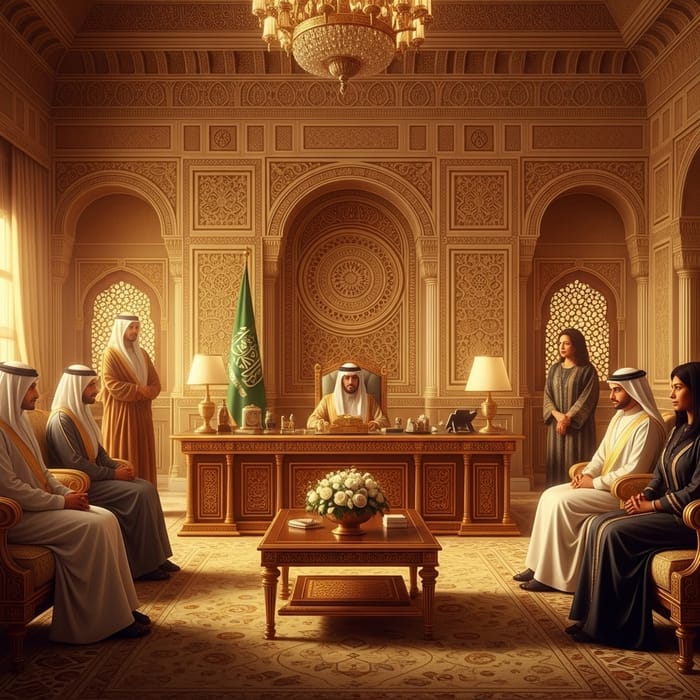 Architecturally Realistic Saudi Royal Palace | Grandeur & Prestige Architecturally Realistic Saudi Royal Palace | Grandeur & Prestige