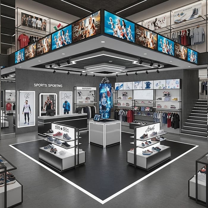 Immersive Virtual Reality Nike Store | Futuristic Design & Tech