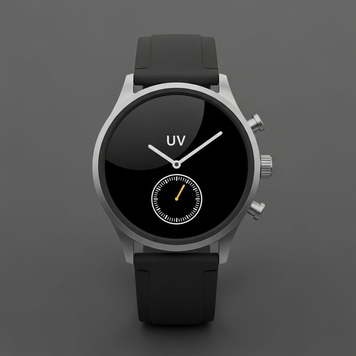 State-of-the-Art UV Detecting Watch | Streamlined No-Frills Design State-of-the-Art UV Detecting Watch | Streamlined No-Frills Design