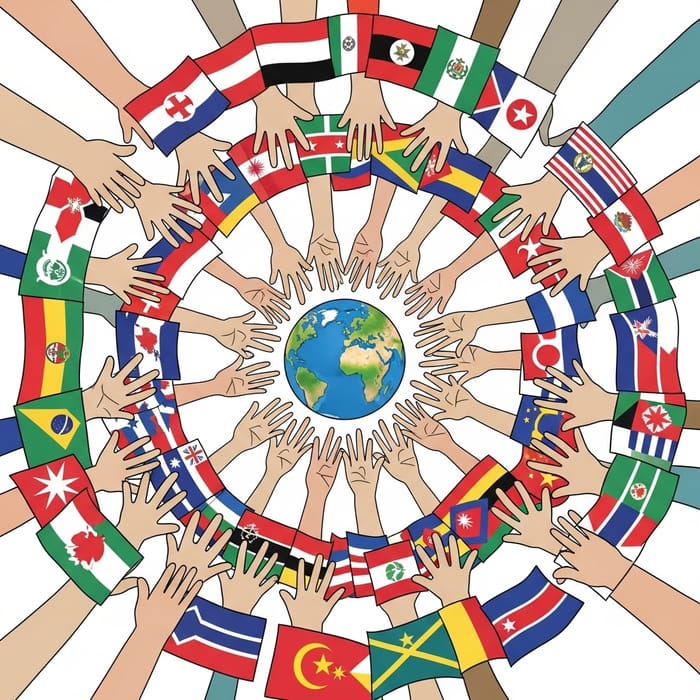 Symbolic Global Interdependence: Unity Through Cooperation